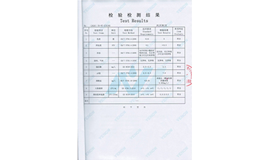 17L天然泉水一季度检测汇报